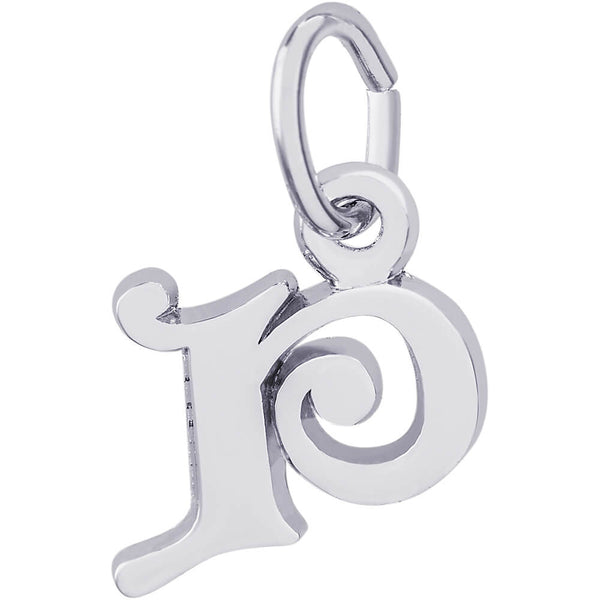 CURLY INITIAL P ACCENT - Rembrandt Charms