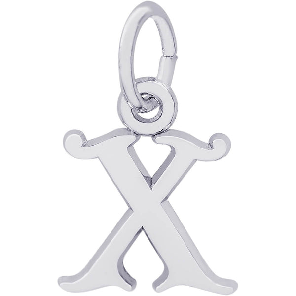 CURLY INITIAL X ACCENT - Rembrandt Charms