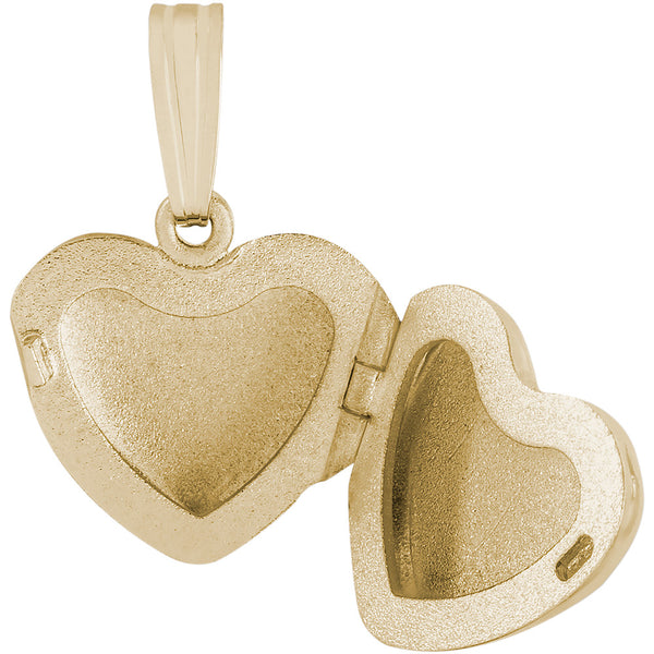 HEART WITH FLOWER LOCKET - Rembrandt Charms