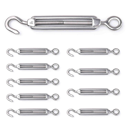 Stainless steel eye plate with hook for sale - Wire rope stunter