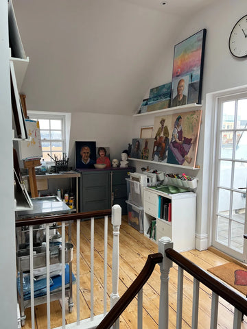 My studio on the top floor - so lucky!