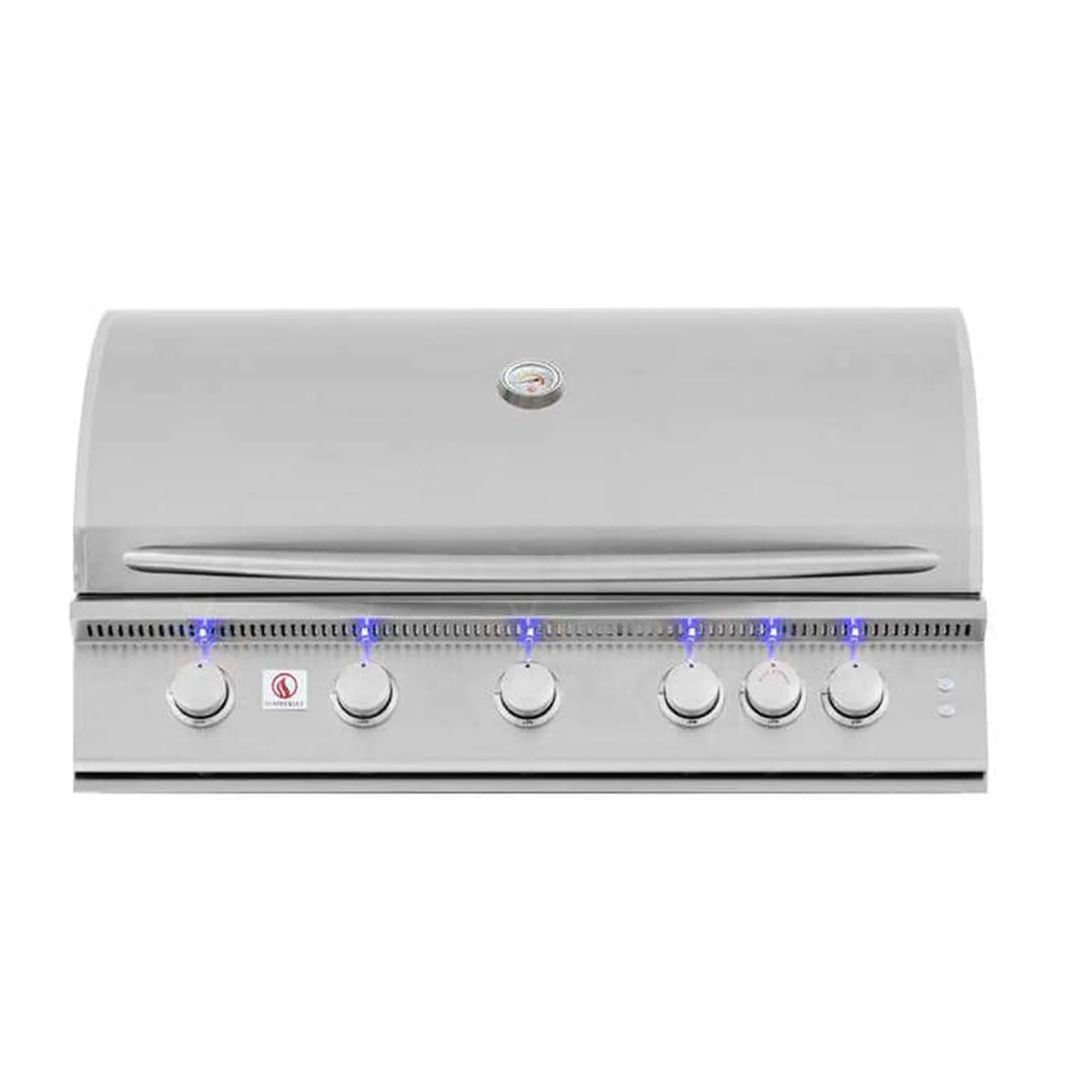 Summerset Sizzler Pro 40-Inch 5-Burner Built-In Gas Grill With Rear Infrared Burner