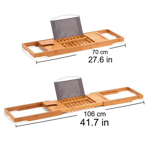 Bamboo Bath Tray-bathtub tray spa women caddy-The Exceptional Store