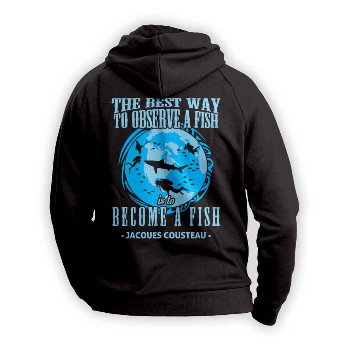 Become A Fish Hoodie