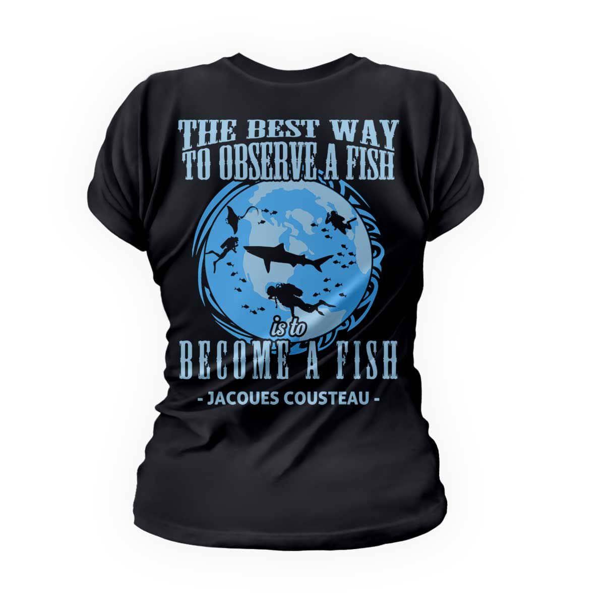 Become A Fish Womens Tee
