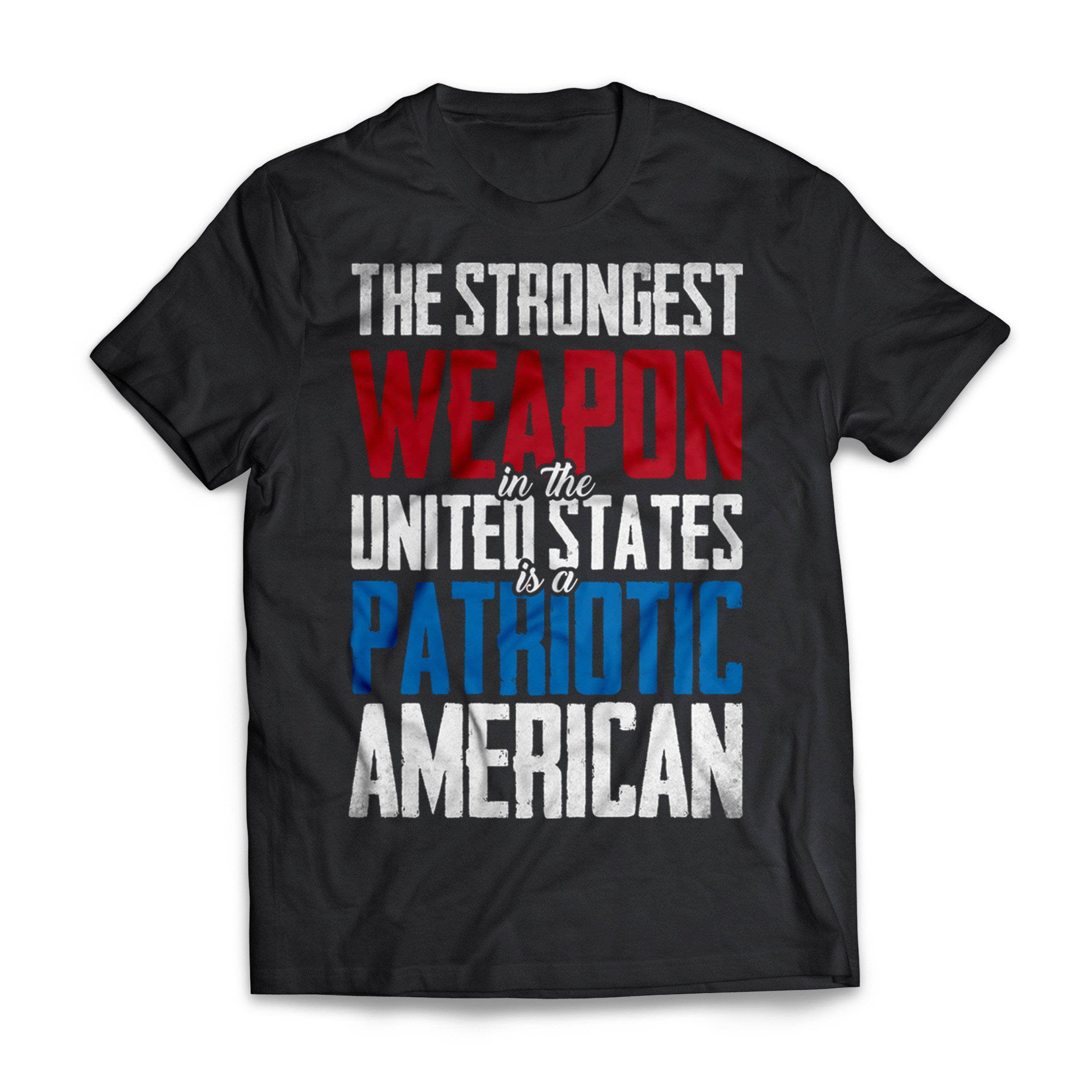 Strongest Weapon In America Short Sleeve Tee