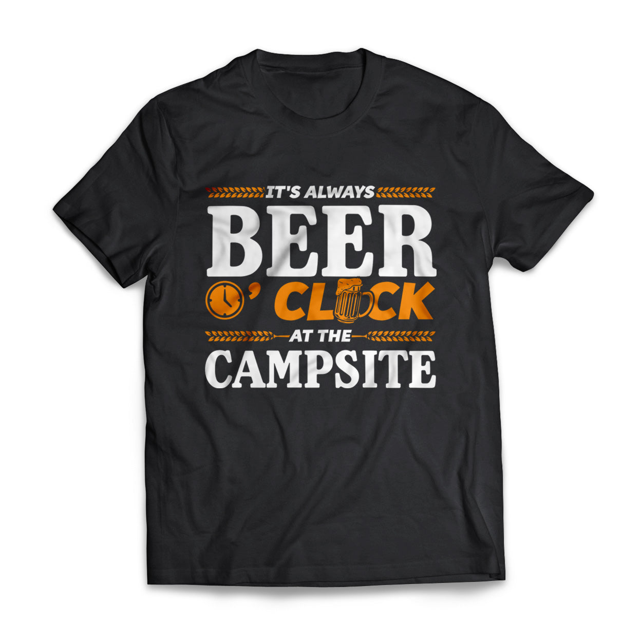 Beer O'clock Campsite Short Sleeve Tee