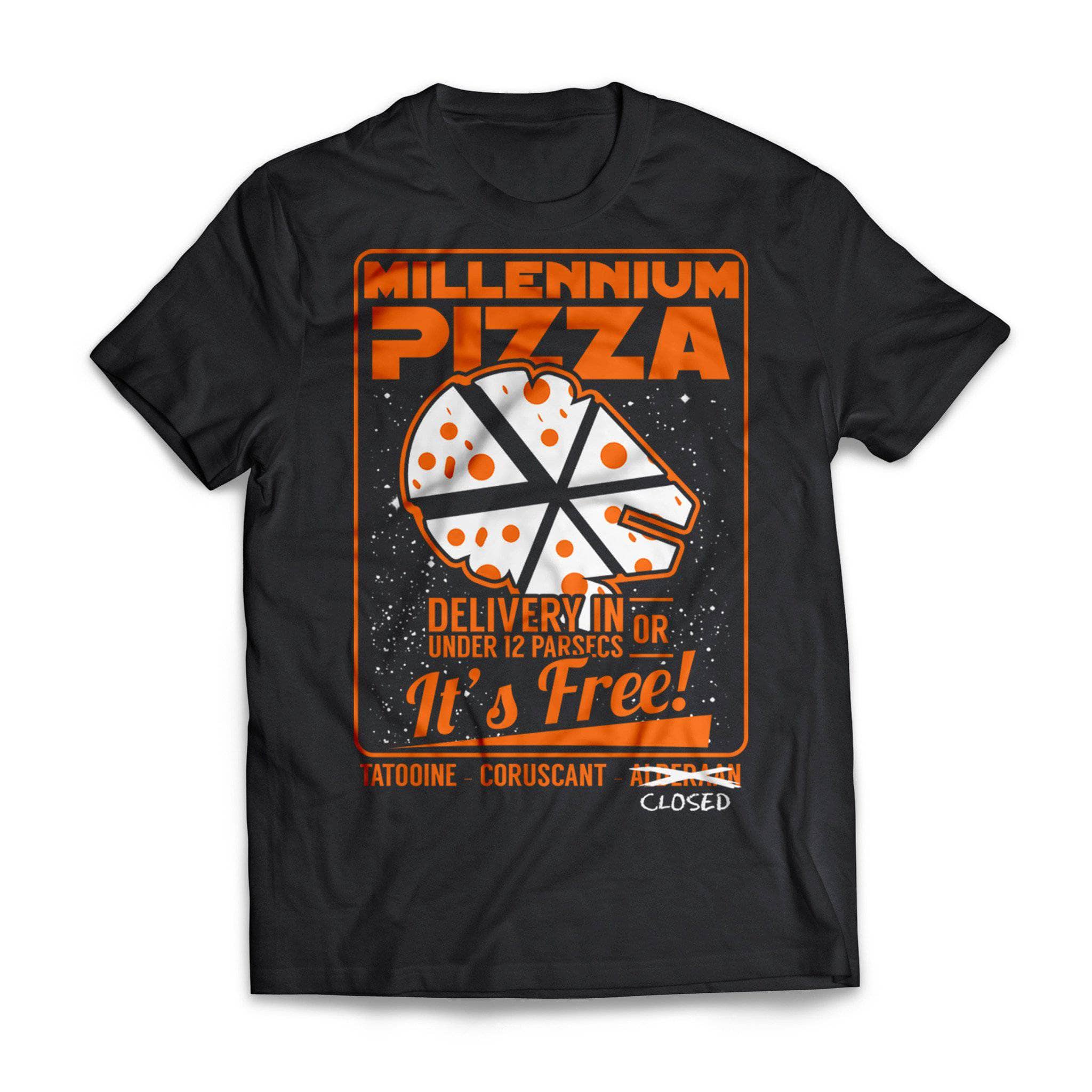 Millennium Pizza Star Wars TShirt GetShirtz