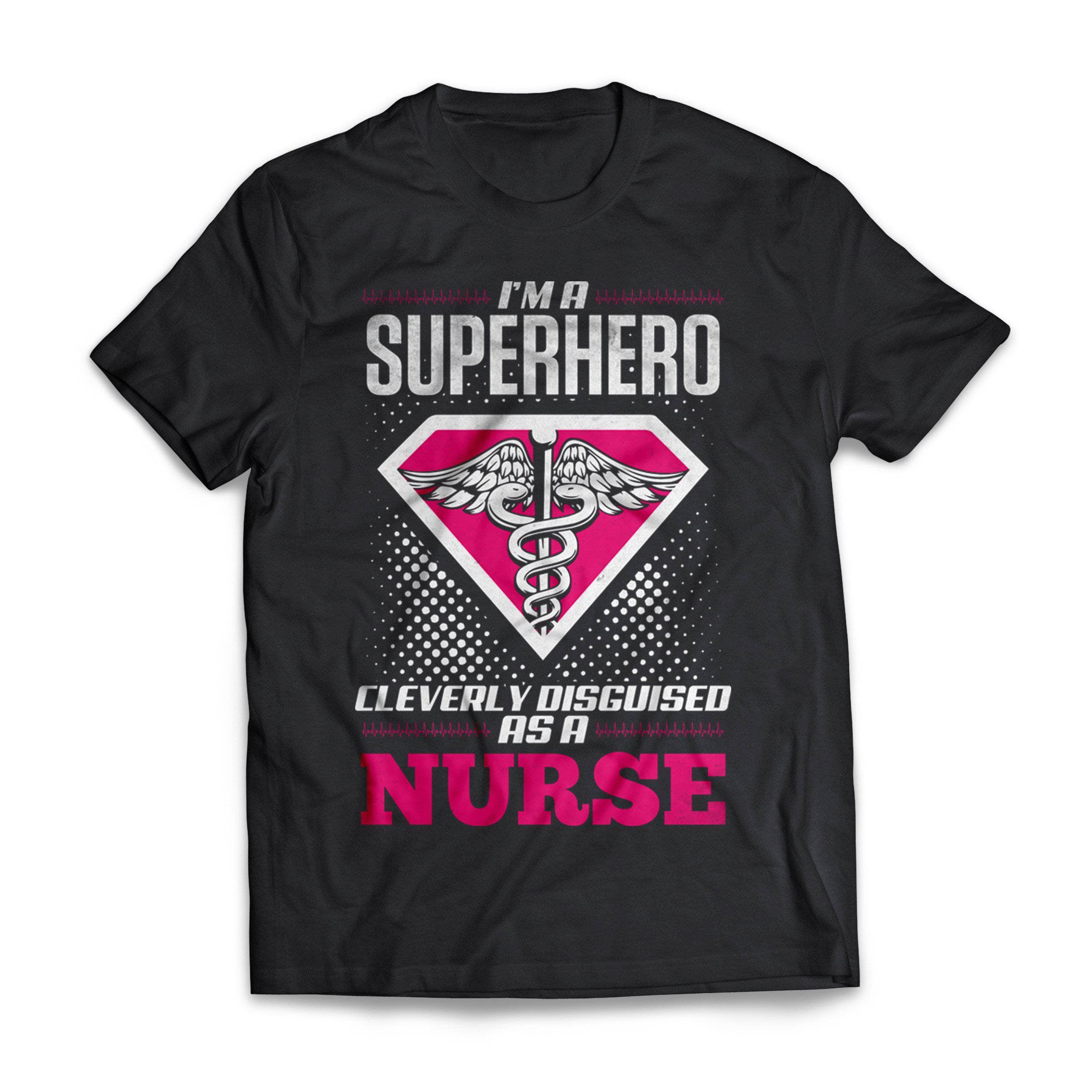 Superhero Nurse Diguise Short Sleeve Tee