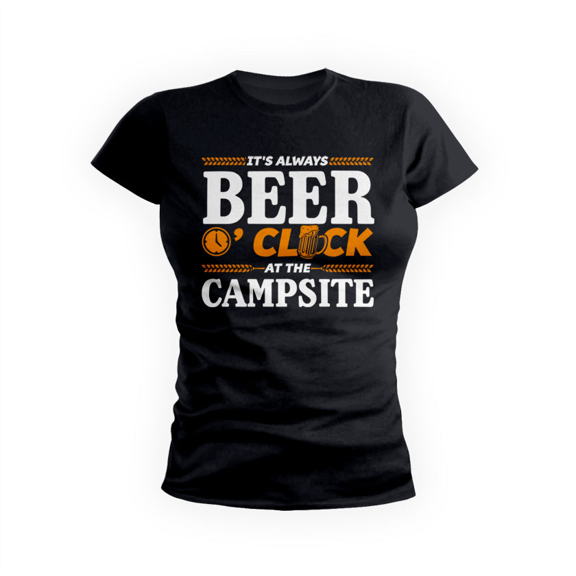 Beer O'clock Campsite Womens Tee