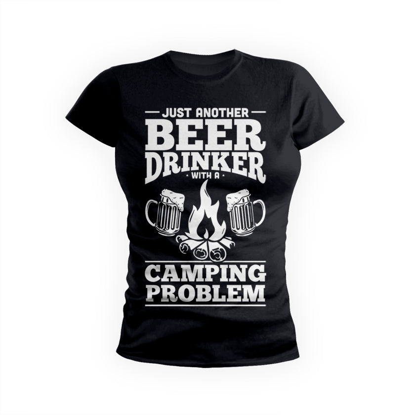 Beer Drinker Camping Problem Womens Tee