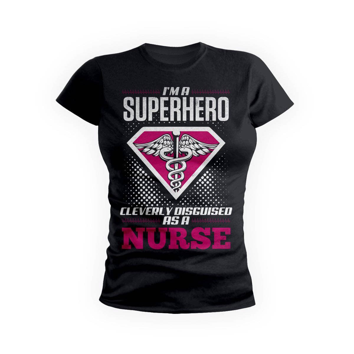 Superhero Nurse Diguise Womens Tee