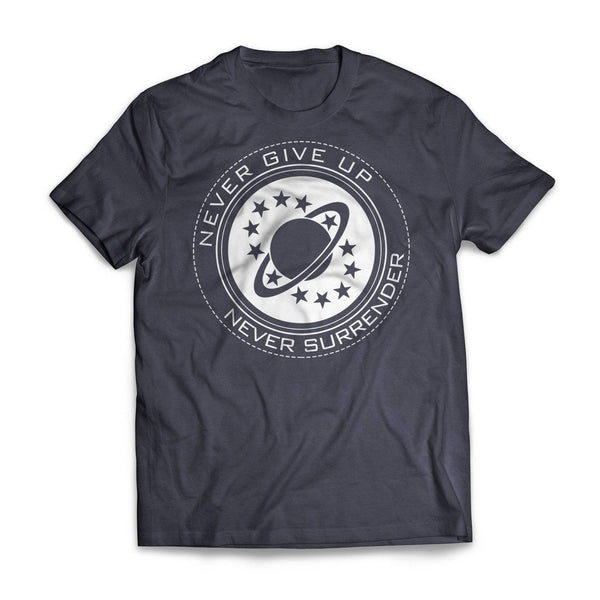 Never Give Up - Galaxy Quest T-Shirt – GetShirtz