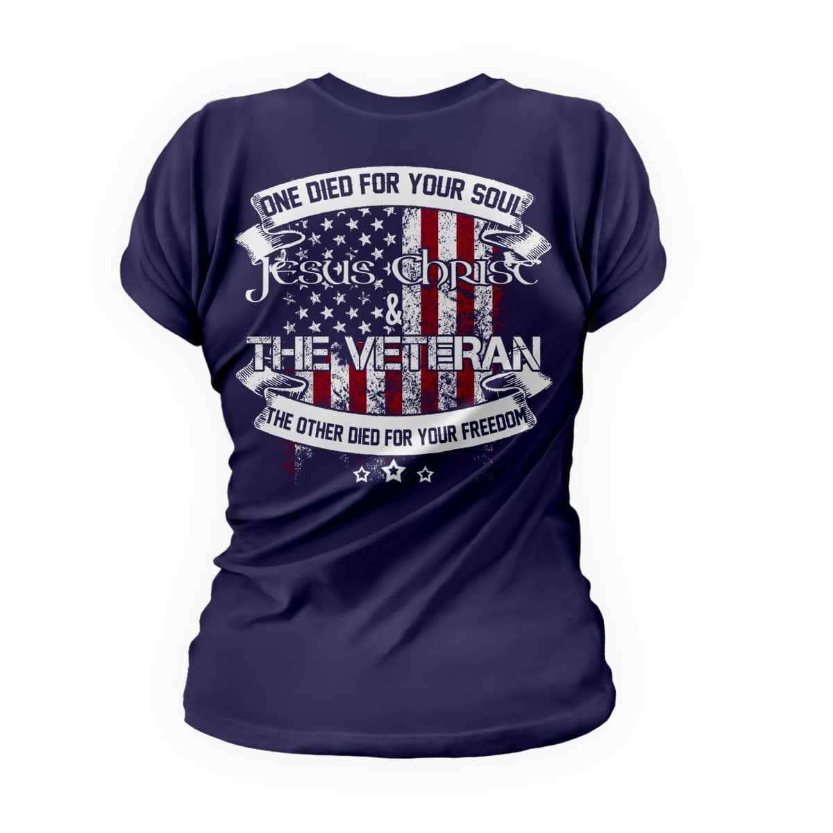 Jesus And The Veteran - Military Veterans T-Shirt – GetShirtz