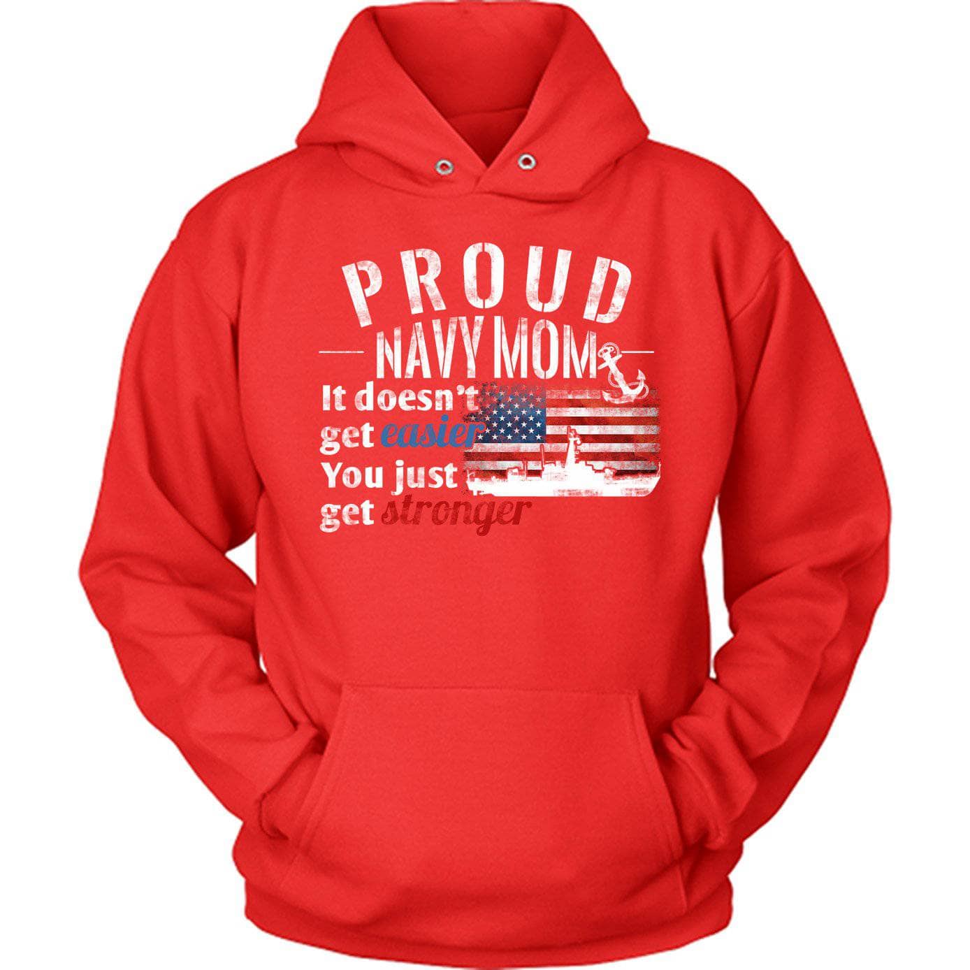 proud navy mom hoodies