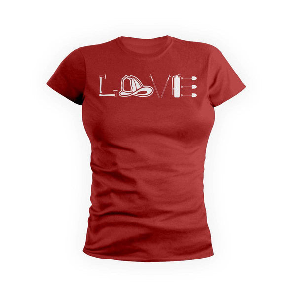 Firefighter Love - Firefighters T-Shirt – GetShirtz