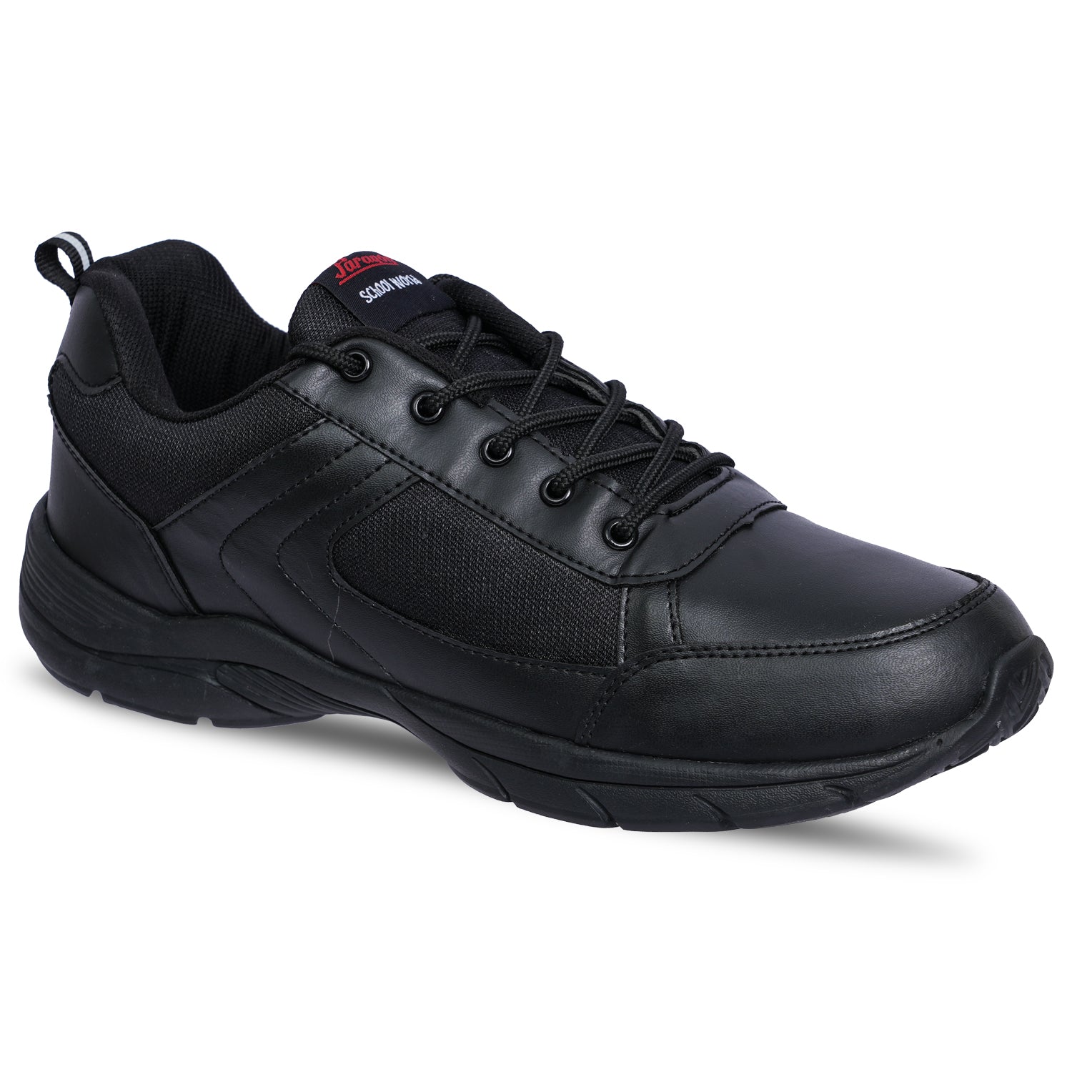 Khadim Black Sneakers School Shoe for Boys (2.5-5.5 yrs)