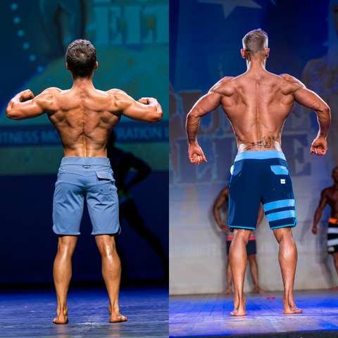Mens Physique Back Pose Lat Spread