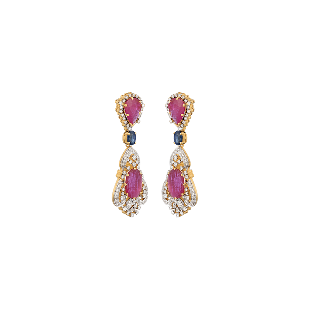 Pink Sapphire Jewelry  Trillion Jewels
