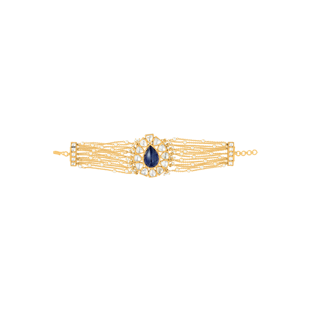 Tanzanite Bracelet with Pearls