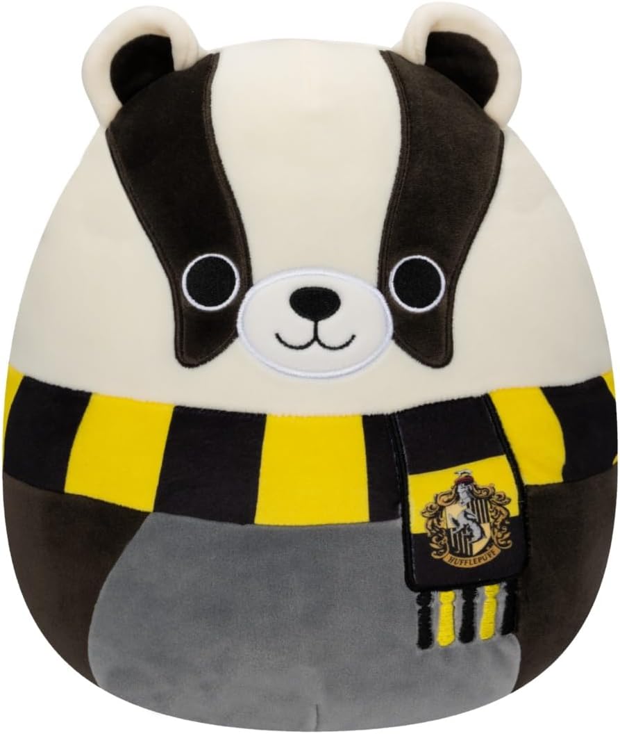 Squishmallows Hufflepuff Badger Harry Potter 10 Kellytoy Soft Stuffed  Plush