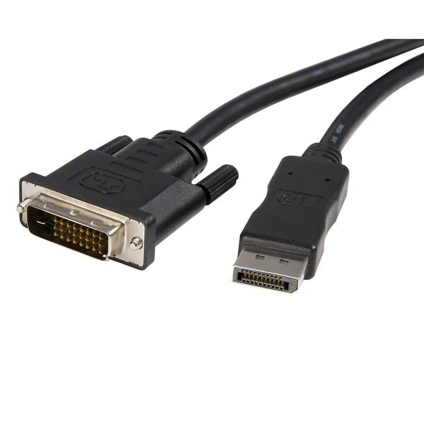 Startech 10Ft (3M) Displayport To DVI Cable - Displayport To DVI Adapter Cable 1080P Video - Displayport To DVI-D Cable Single Link - Dp To DVI Monitor Cable - Dp 1.2 To DVI Converter-(DP2DVIMM10)
