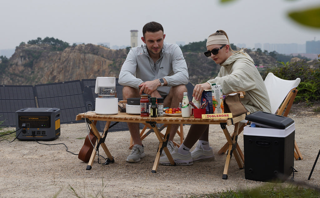 vtoman solar generator is a best choice for your trip