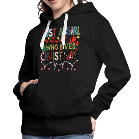 Just a Girl Who Loves Christmas Premium Hoodie