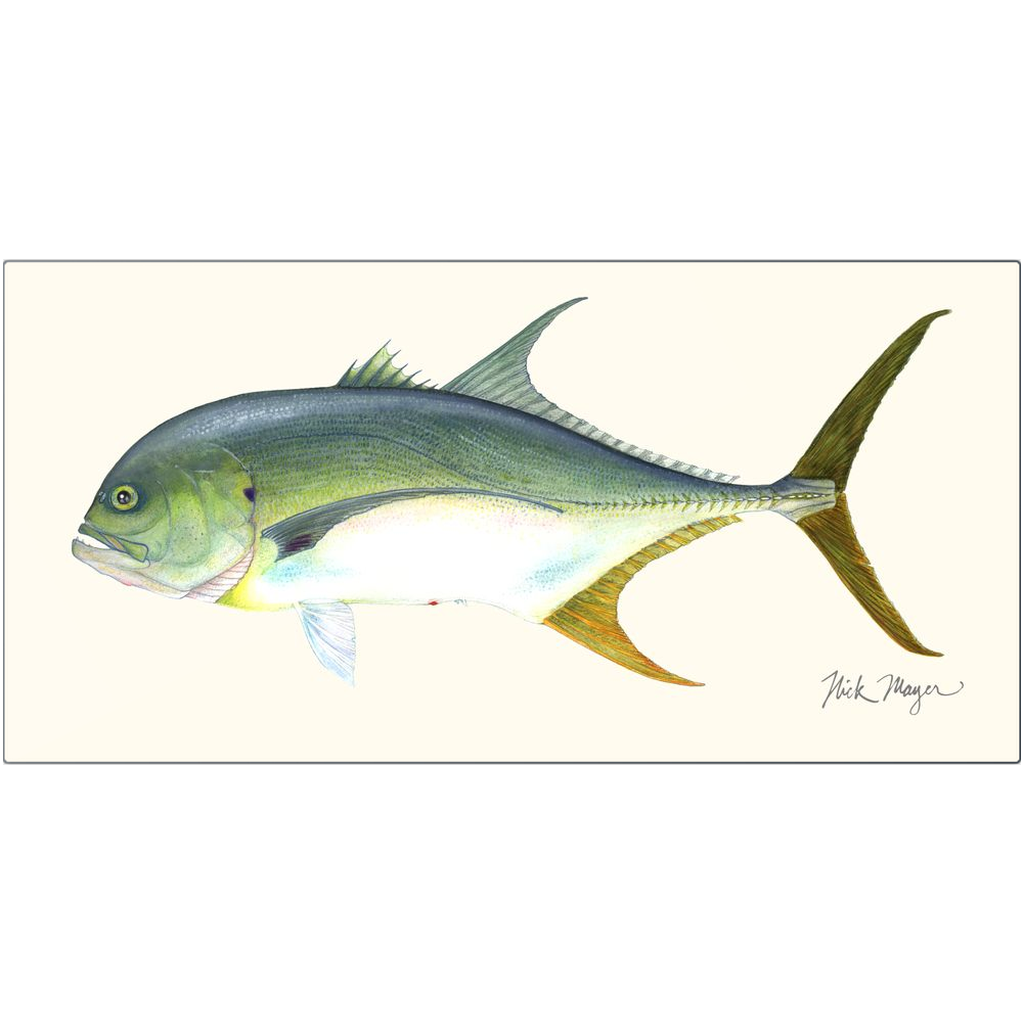 Yellowfin Tuna Print: Canyon Catch, Montauk 80lb Yellowfin