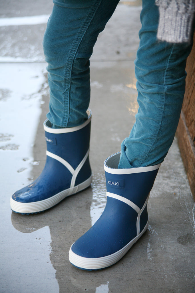 Blue Lightweight Euro Rain Boots – OAKI