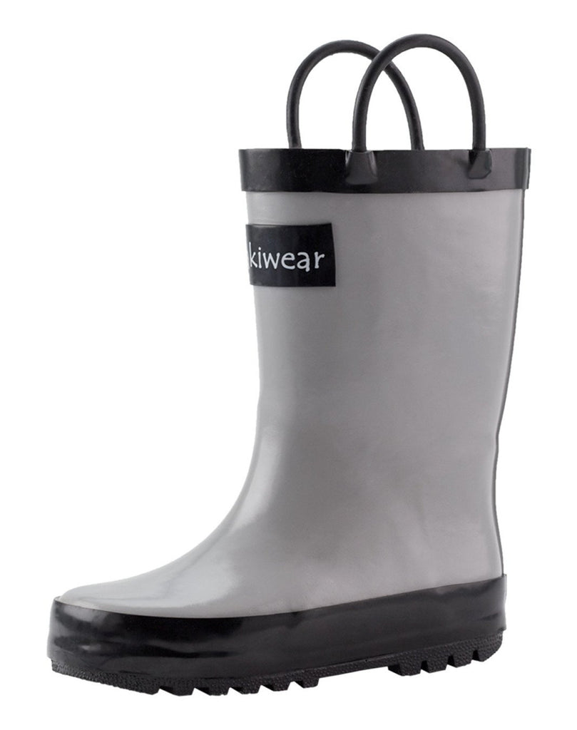 gray rainboots