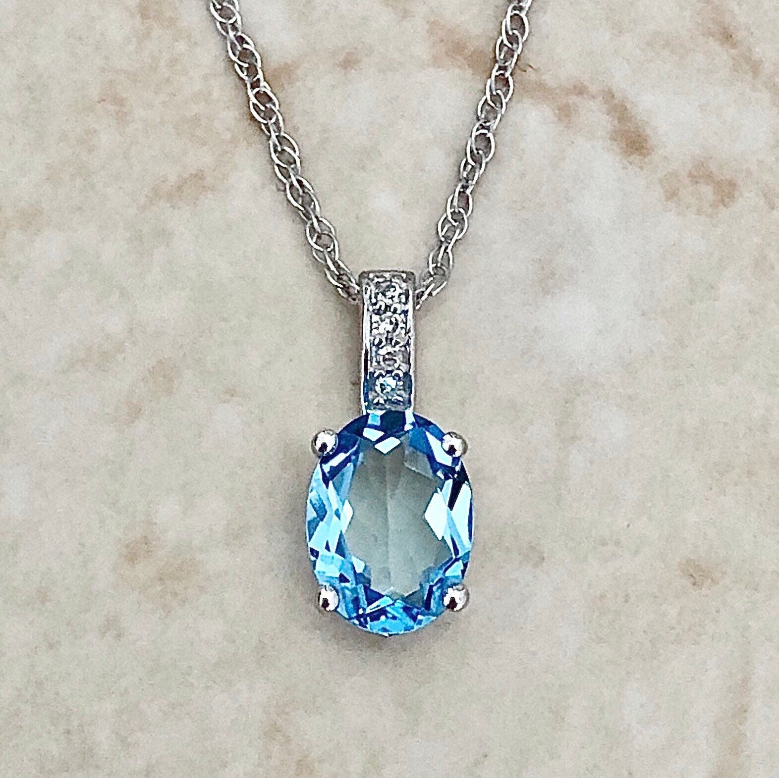 Bohemian Birthstone - November - Topaz Necklace — F L U X and S T O N E