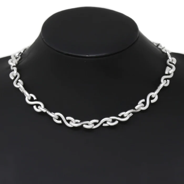 Tri-Strand Silver Beaded Necklace – Barbed Wire and Lace Boutique LLC