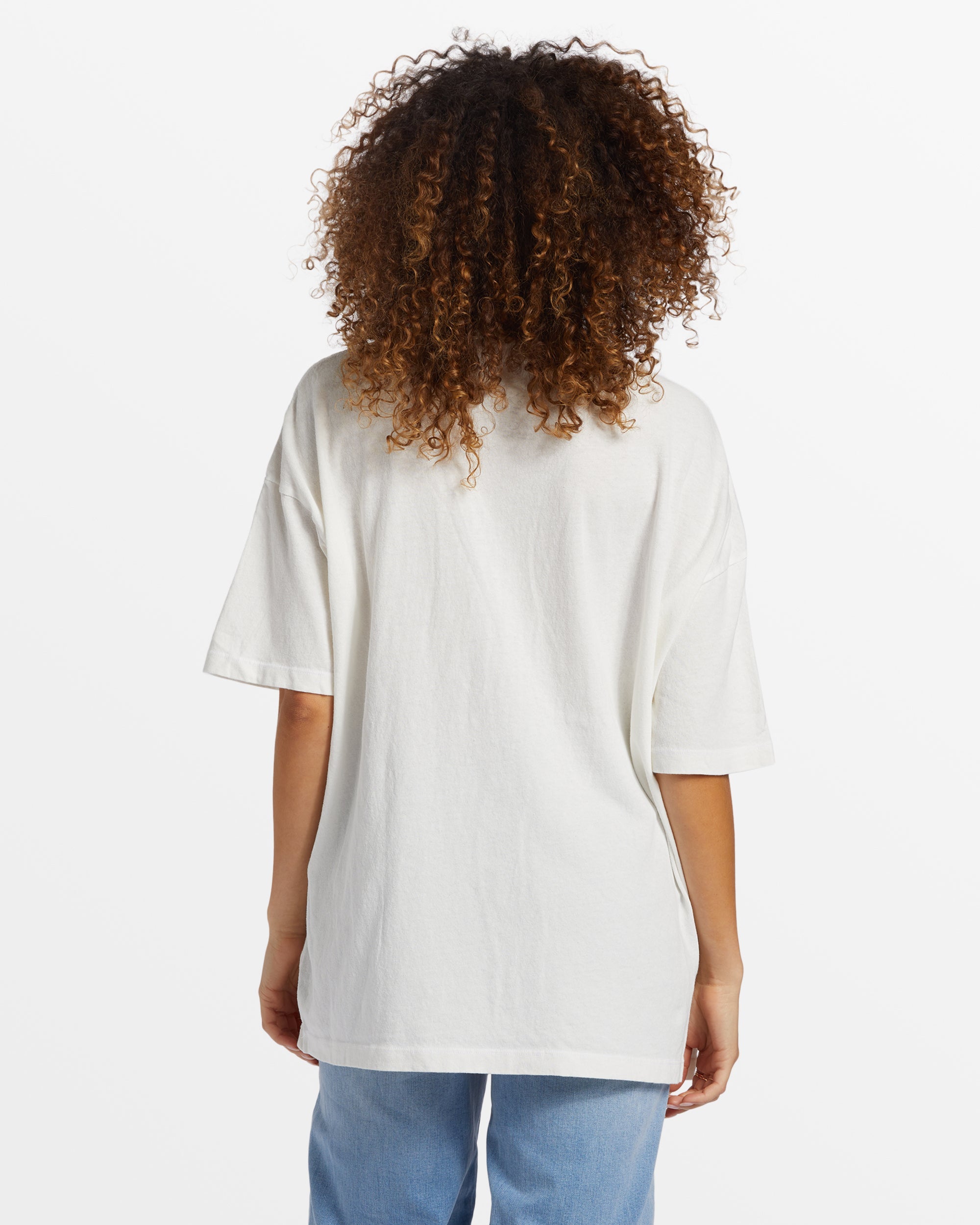 Coastal Tides Oversized T-Shirt - Salt Crystal