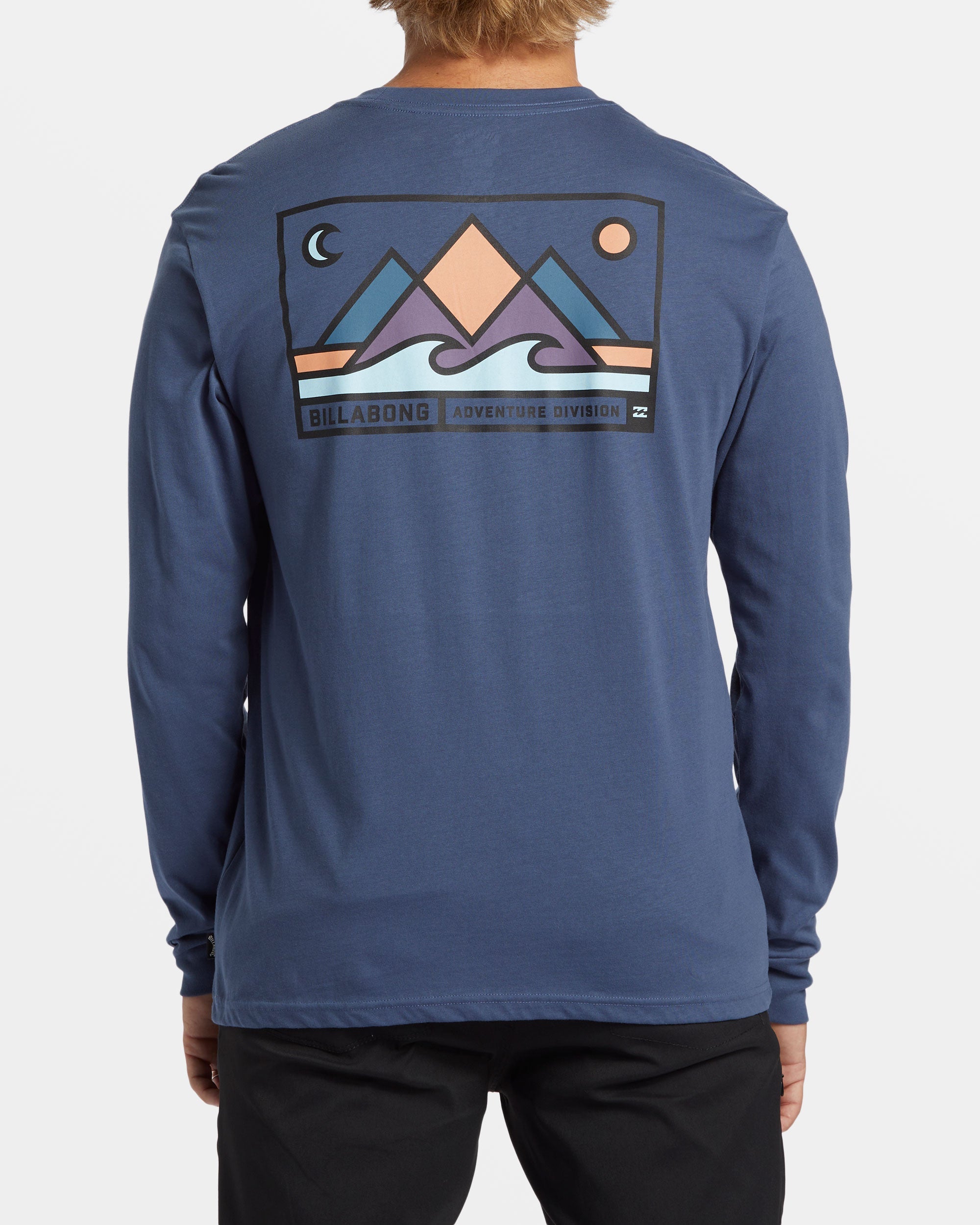 Range Long Sleeve T-shirt - Slate Blue