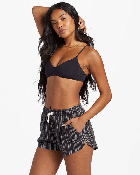  Pinstripe Shorts Women