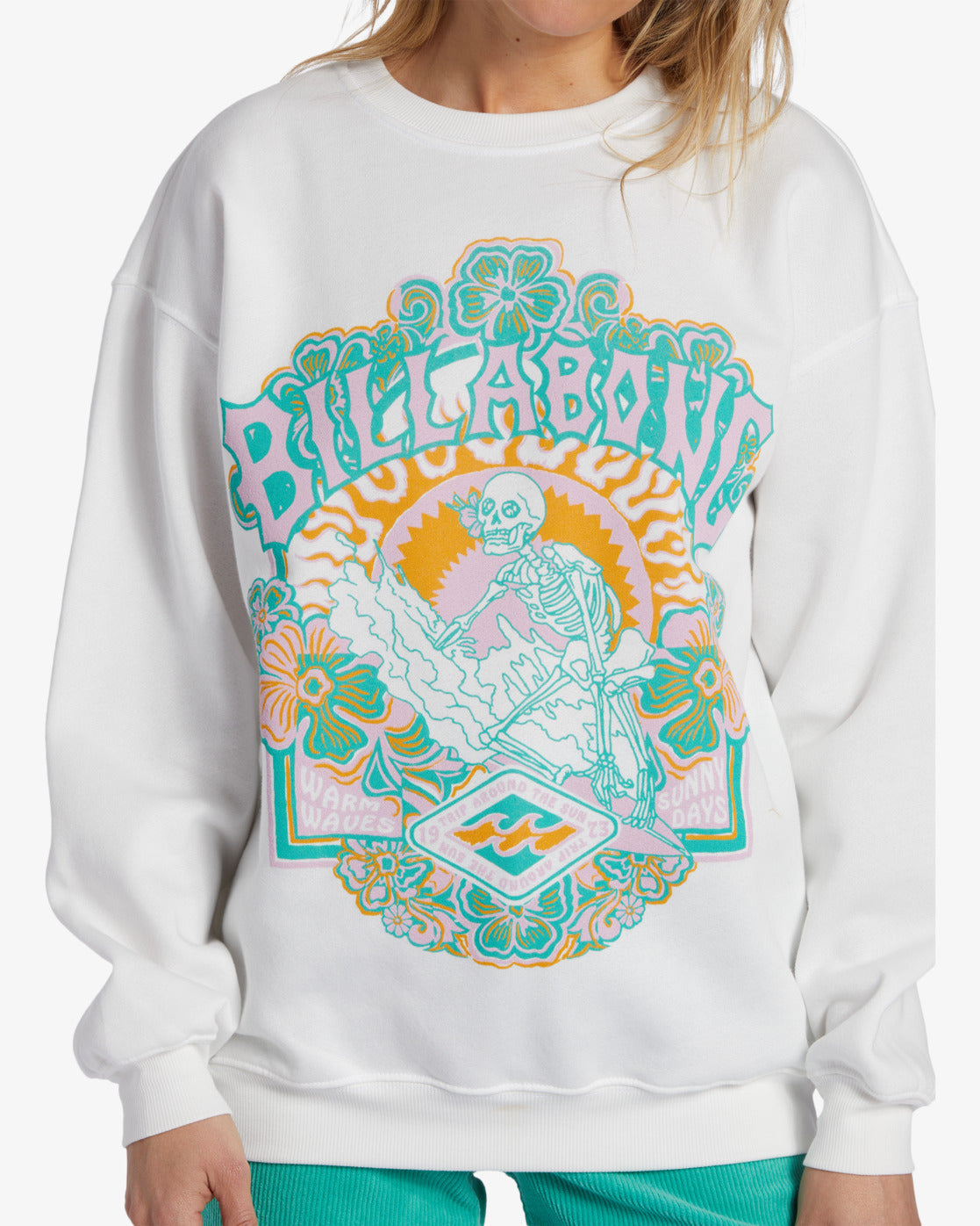 Sunny Days Sweatshirt - Salt Crystal