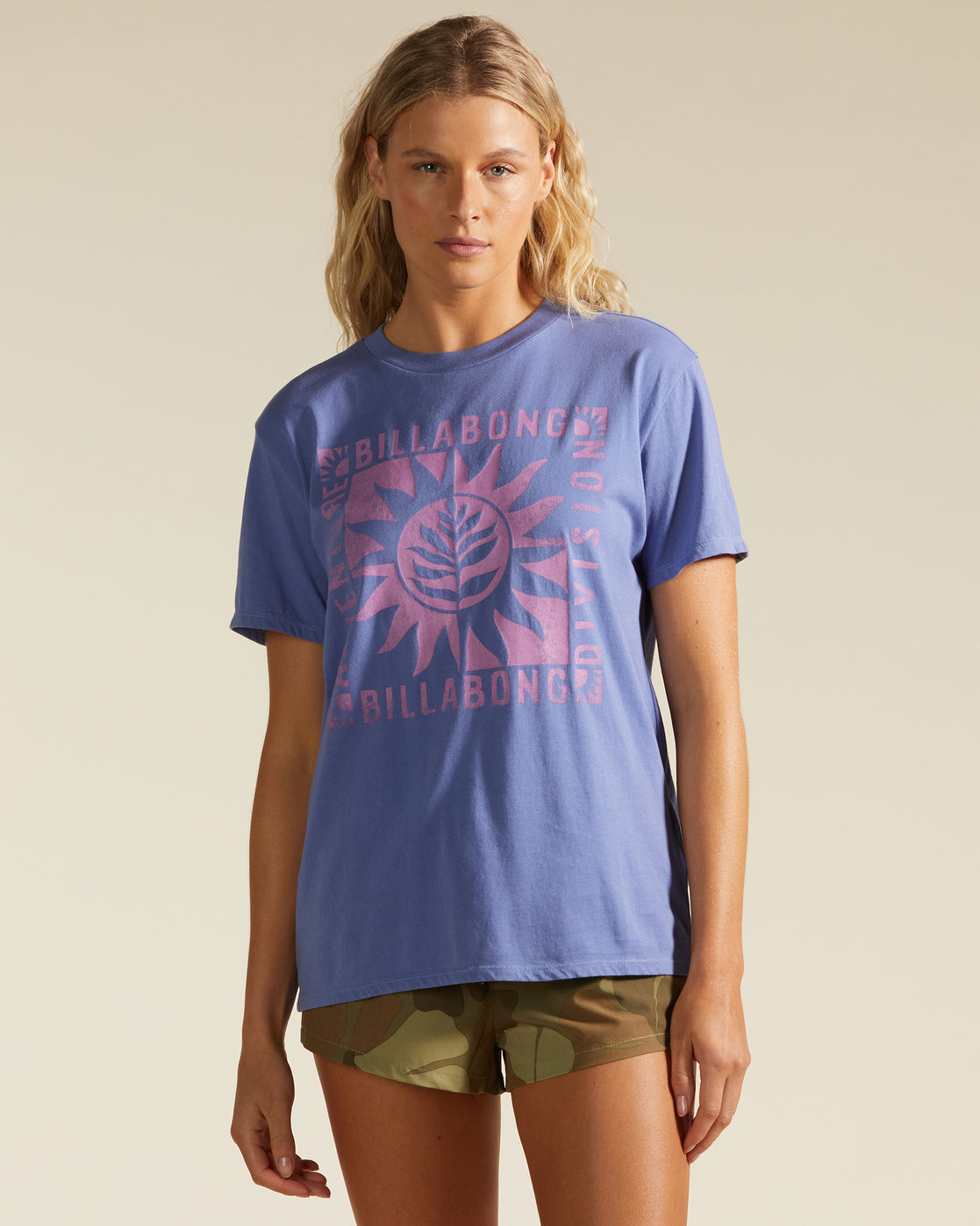 A/Div Tee Short Sleeve Upf 50 T-Shirt - Blue Mountain