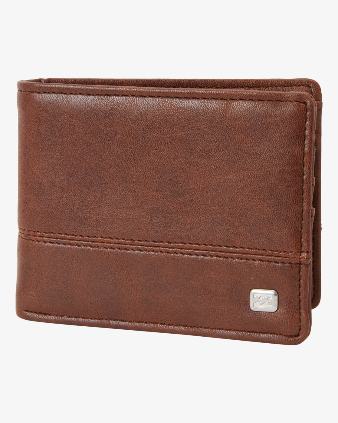 Dimension Faux Leather Bi-Fold Wallet - Java Grain