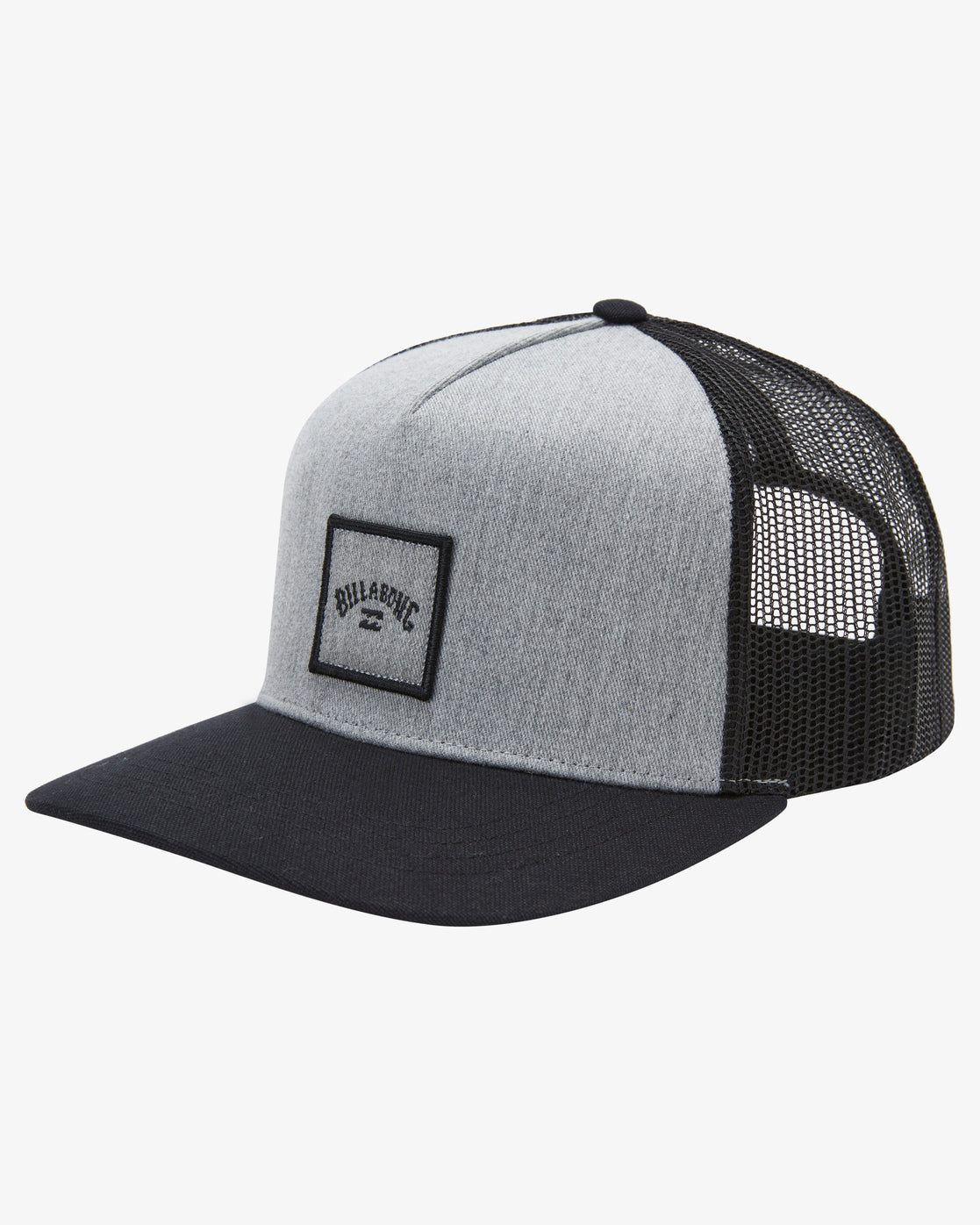 Stacked Trucker Hat - Grey Heather