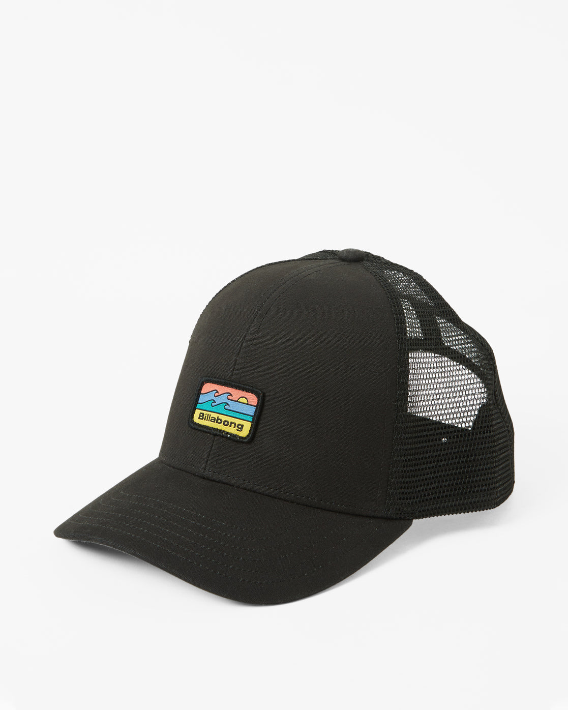 Walled Trucker Hat - Black