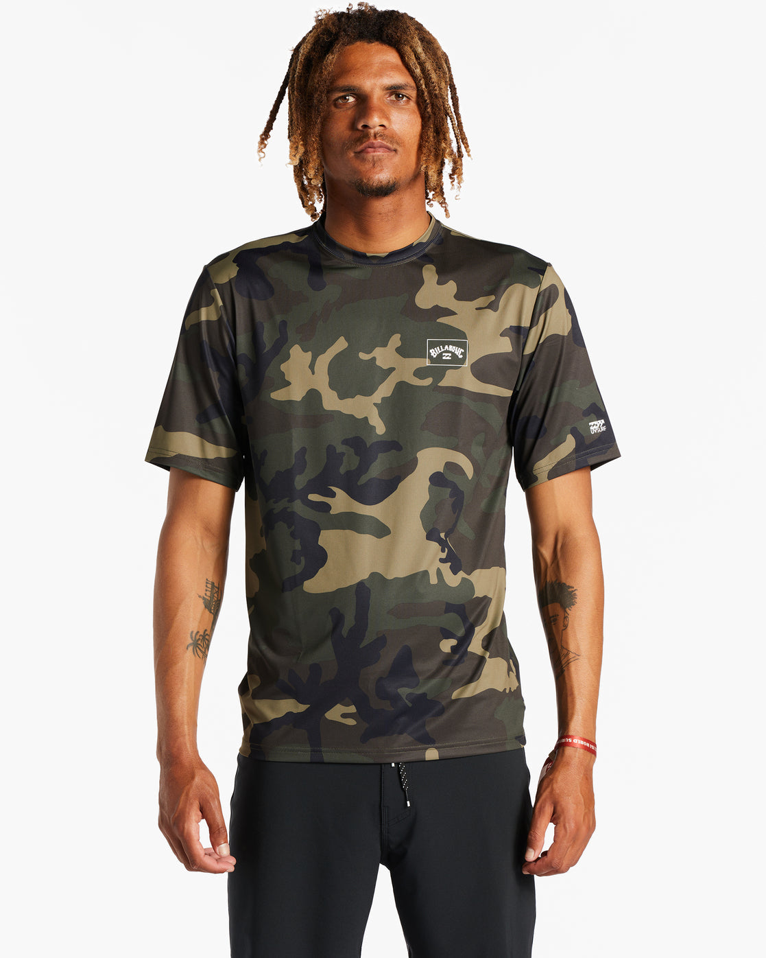 Arch Mesh Loose Fit Upf 50+ Short Sleeve Surf Tee - Surplus