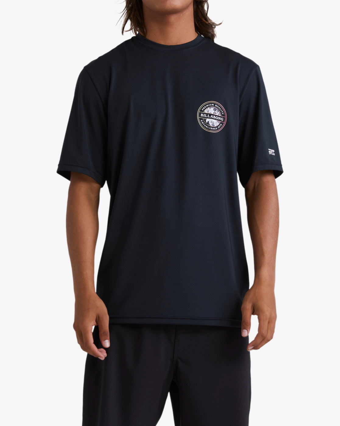 Rotor Loose Fit Short Sleeve Surf Tee - Black