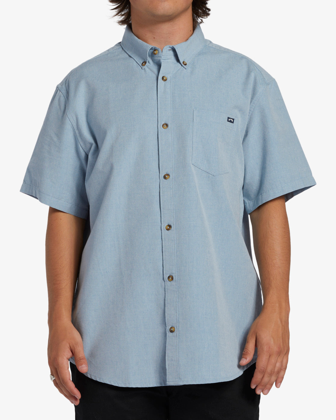 All Day Short Sleeve Shirt - Powder Blue