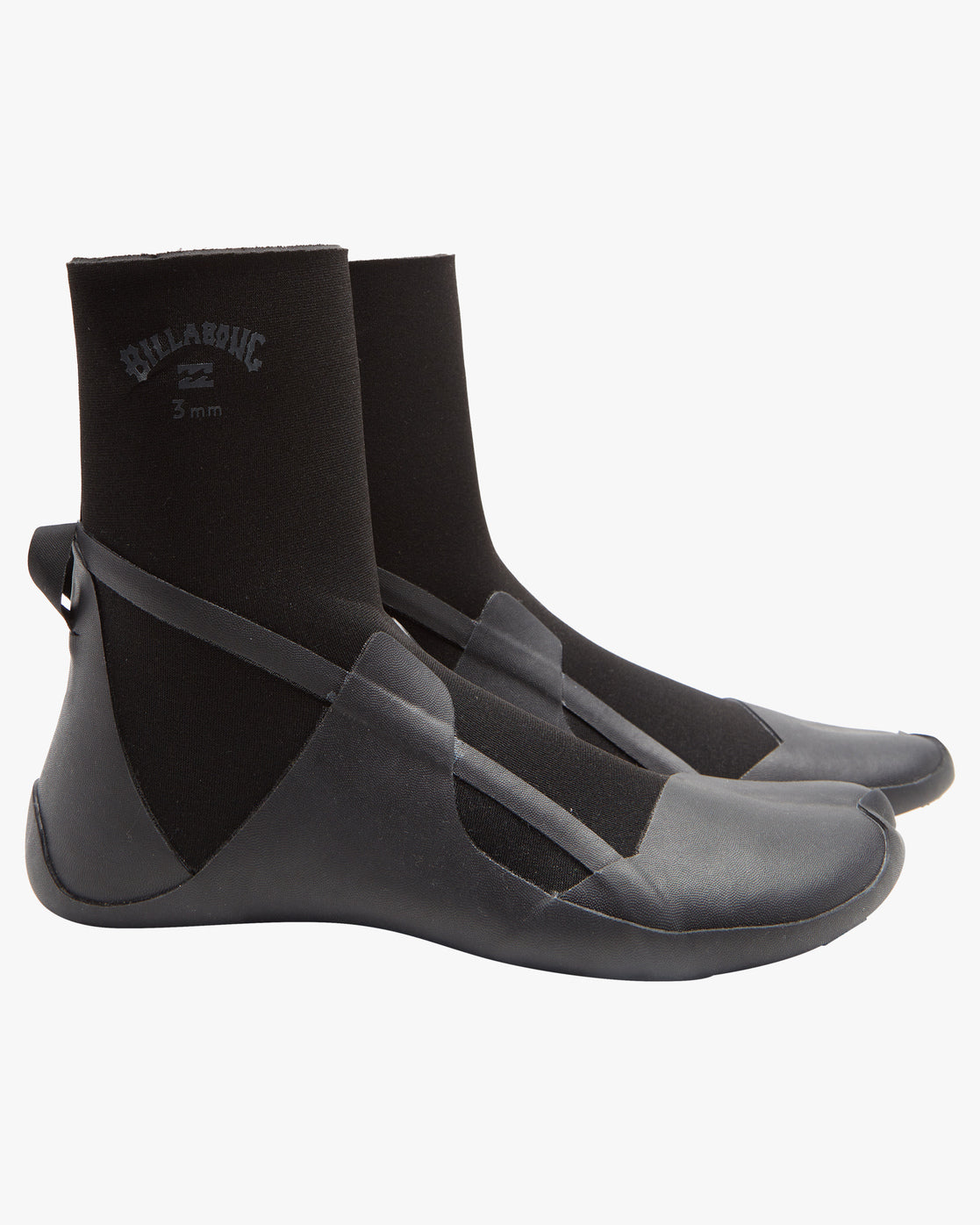 3 Absolute Hidden Split Toe Wetsuit Boots - Black Hash