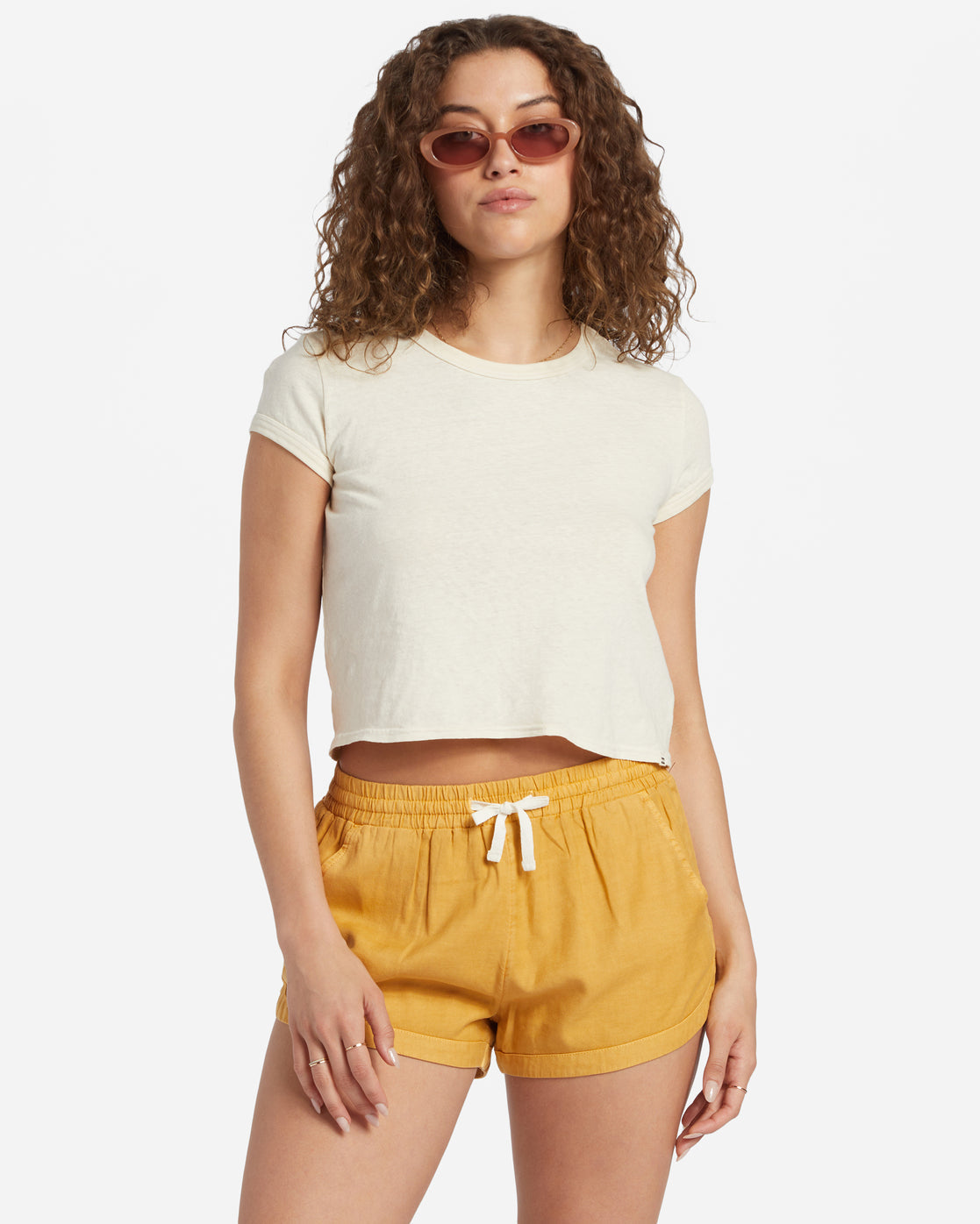 Road Trippin Elastic Waist Shorts - Wild Honey - Billabong product image