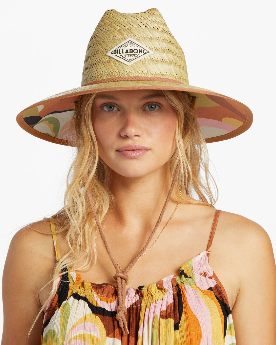 Tipton Straw Lifeguard Hat - Multi 1