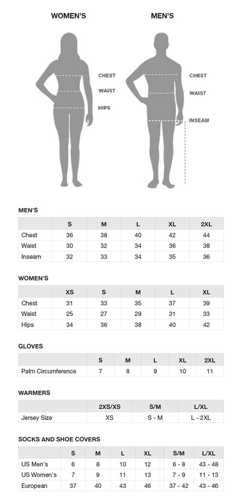 Castelli Women S Size Chart
