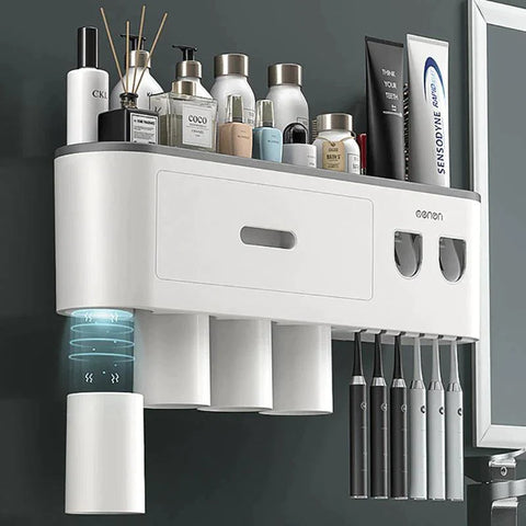 Streamlined Bathroom Organizer