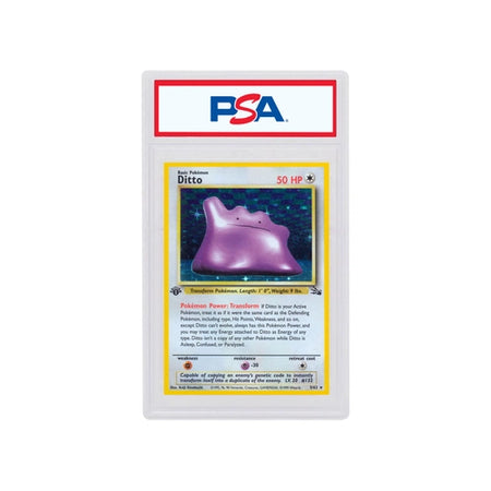 Ditto-Holo 1999 Pokemon TCG Fossil 1st Edition #3/62